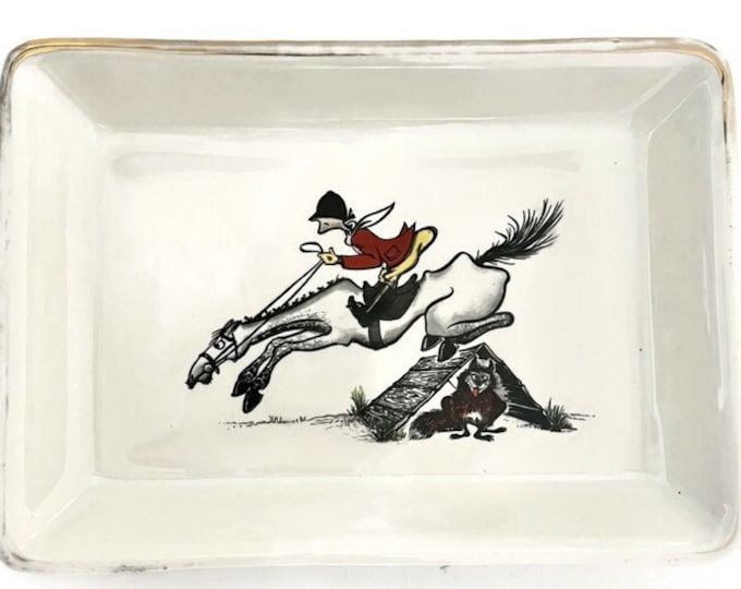 A closer look at Rustic Fox Hunting Decor