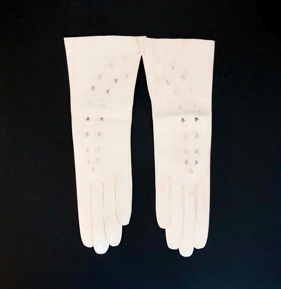 Vintage NEW Kidskin Leather Gloves | Kidskin Cream