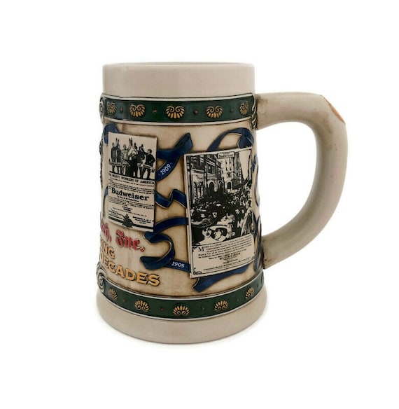 1993 BUDWEISER "ADVERTISING THROUGH THE DECADES" 1st in Series Stein COLLECTIBLE 