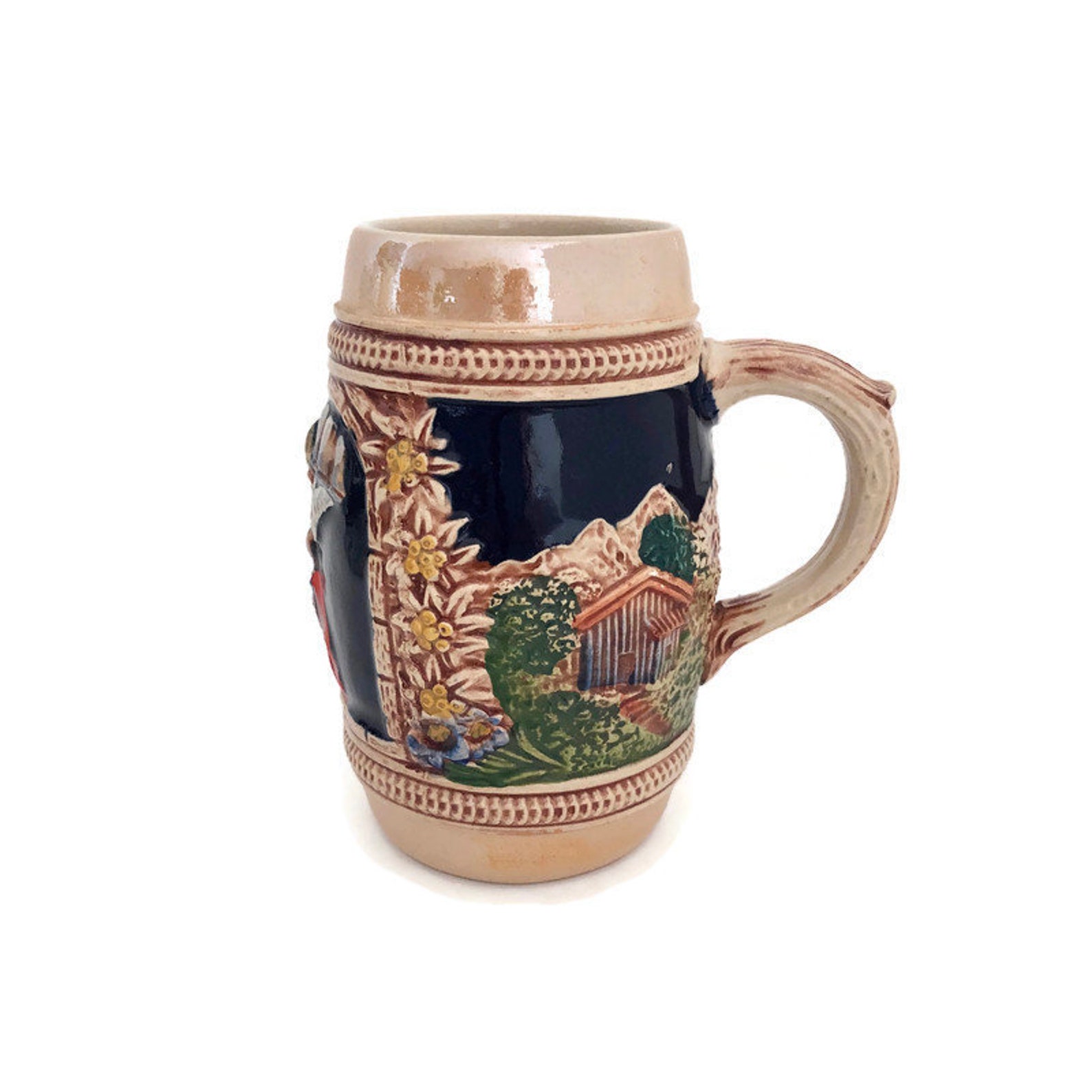GERZ Beer Mug 1950s Vintage Octoberfest Mug Made in W Etsy