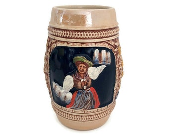Vintage GERZ Beer Stein | 1950s German Octoberfest Mug