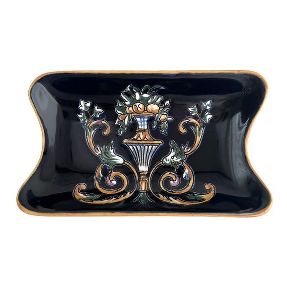 Vintage Ring Dish | Gien Faience | Made in France… - image 1