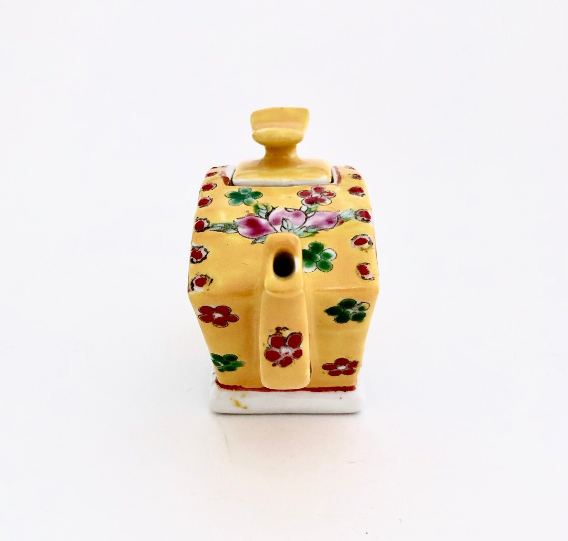 Chinese Dragon Teapot Mini Oriental Teapot Vintage Etsy