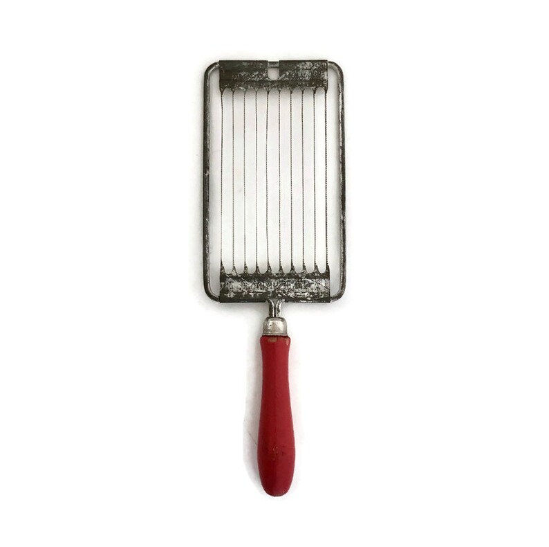 Vintage Tomato Slicer with Red Wood Handle Tomado Holland Etsy