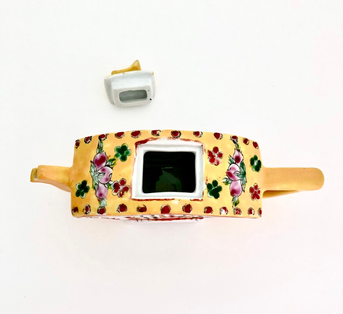 Chinese Dragon Teapot Mini Oriental Teapot Vintage Etsy