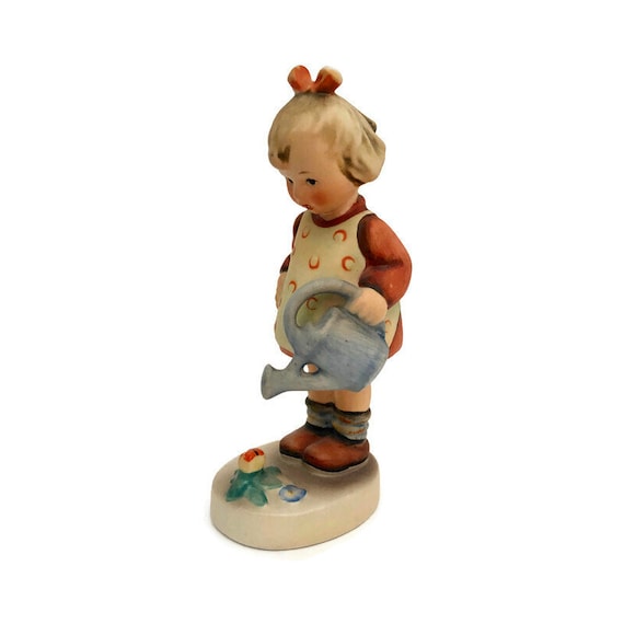 Little Gardener Hummel Figurine 74 1960s Girl With Watering Can 4 3/8h  Original M I Hummel Made in W Germany Hummel Collector Gift 