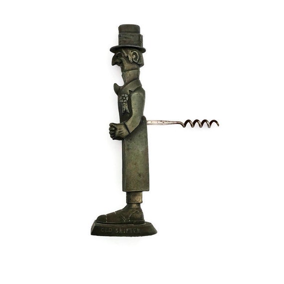 Old Snifter Bottle Opener 1930s Demley Old Snifter Corkscrew Etsy