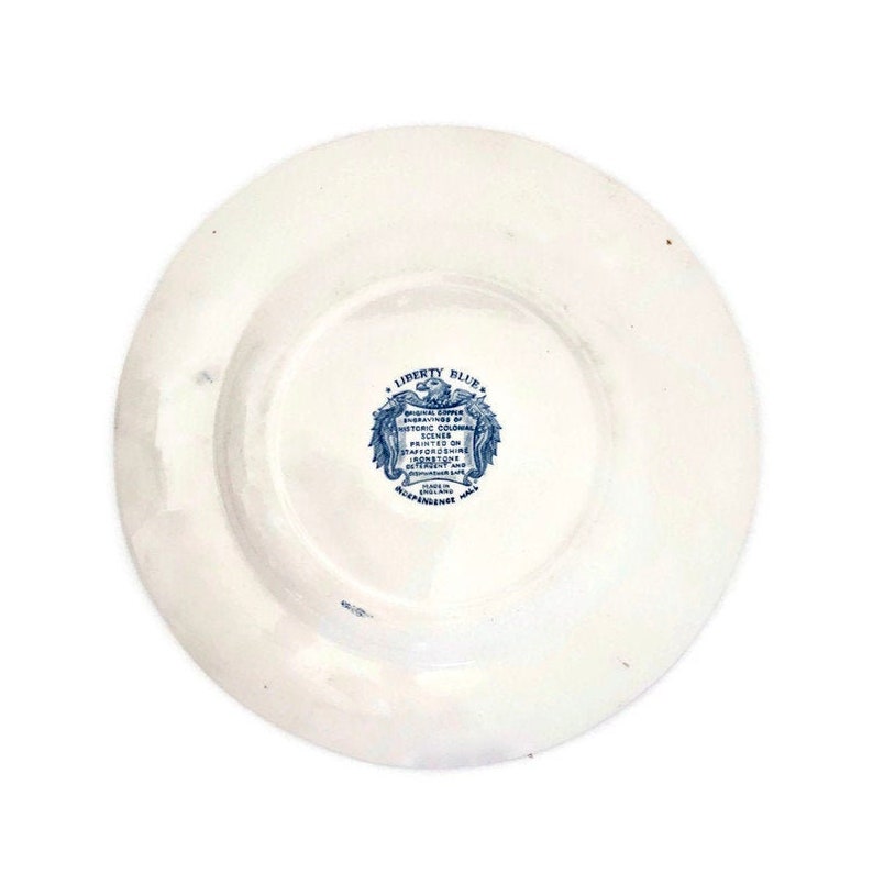 Liberty Blue Independence Hall Plate