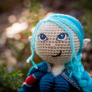 Crochet Pattern Elf Mage Amigurumi Doll Mythical Creature Crochet Toy Patterns image 8