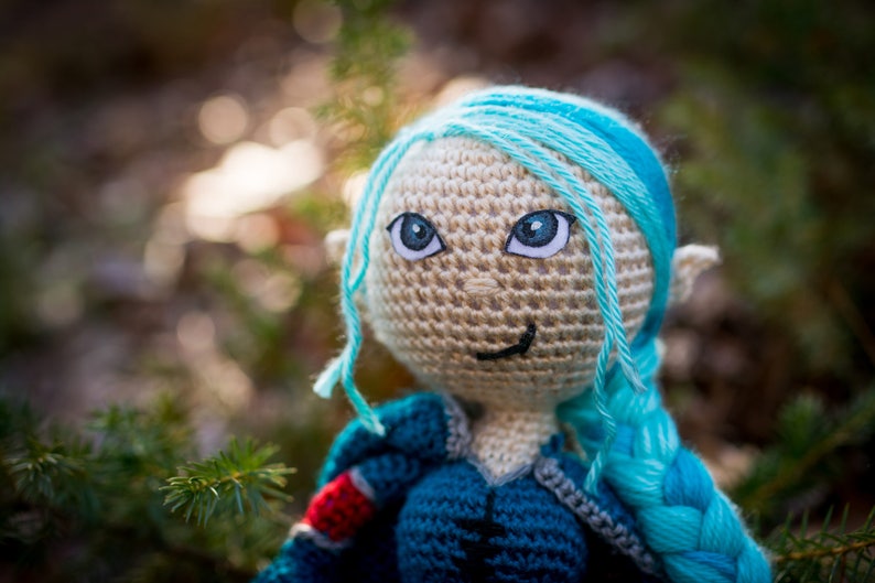 Haakpatroon Elf Mage Amigurumi pop Mythisch wezen gehaakte speelgoedpatronen afbeelding 8