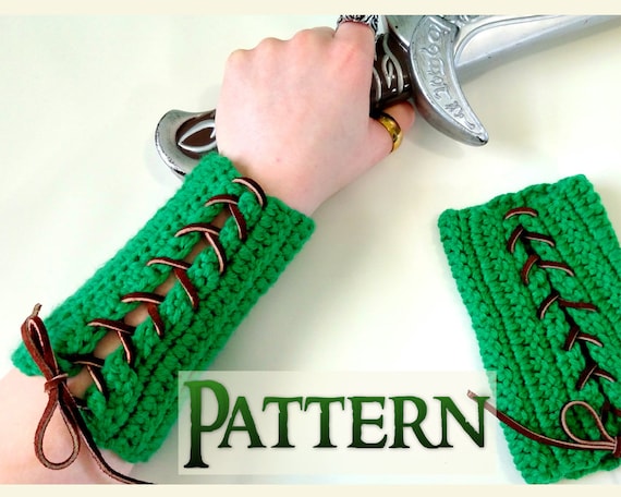 Archery Bracer Easy Crochet Pattern Wrist Arm Guard - Etsy