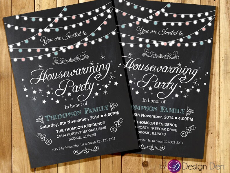 Housewarming Party Invitation. New Home invitation String | Etsy