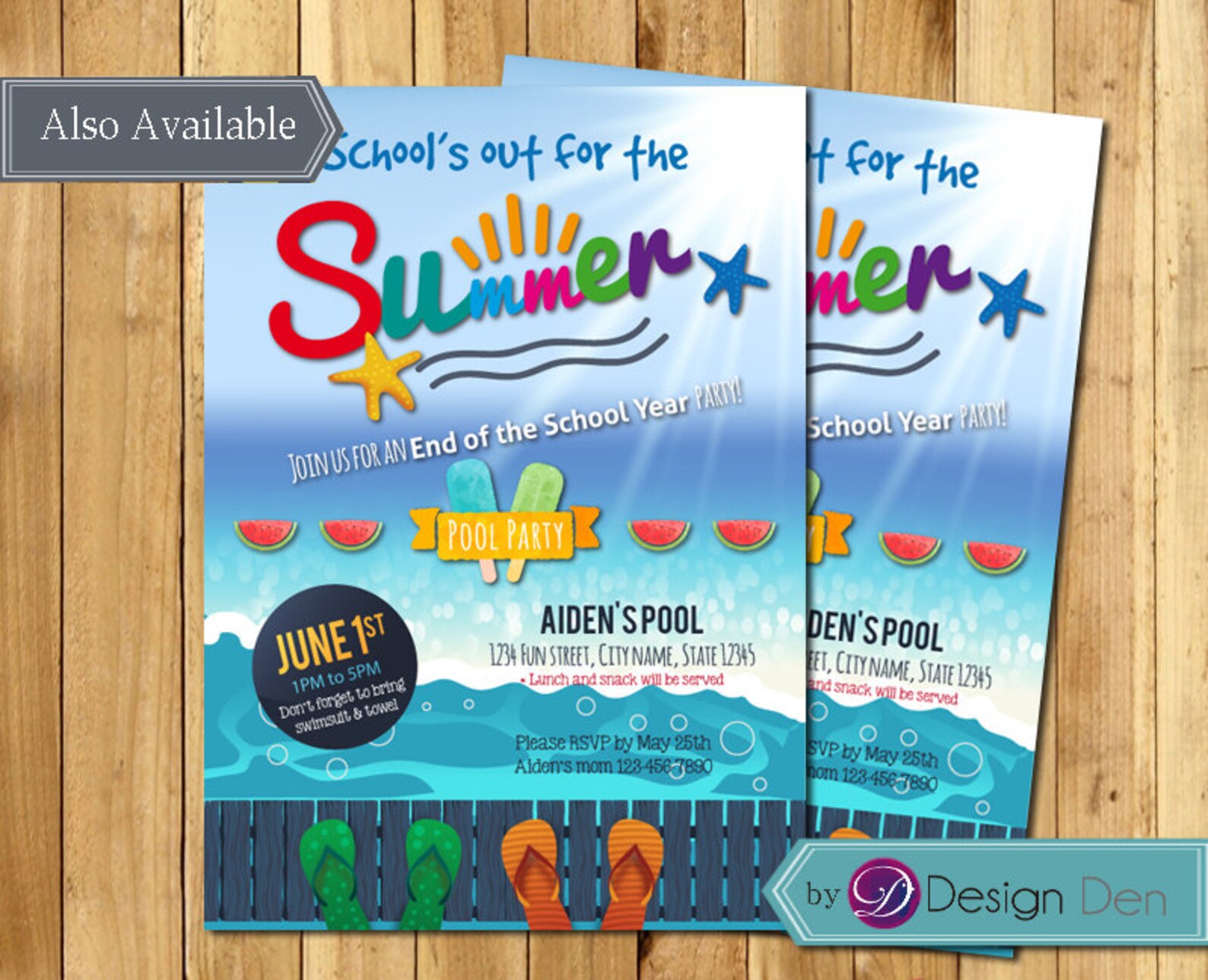 School Field Day Invitation / End of Year Party Chalkboard/ Etsy