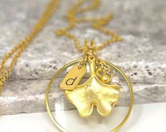 Gold Magnifying Glass Necklace, Gold Monocle Necklace, Made In USA