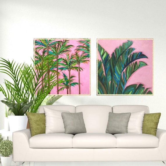 Hand Painted Palm Tree
