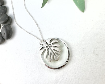 Magnifying Glass Necklace: USA Handmade Sterling Silver Monocle
