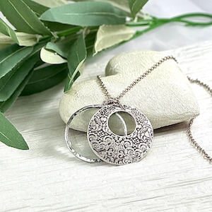 Sterling Silver Magnifying Glass Necklace, 925 Silver Monocle Necklace, Made in the USA