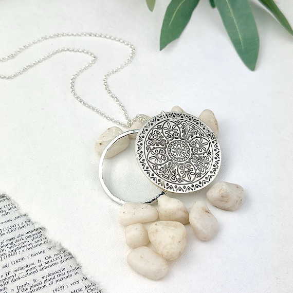 Magnifying Necklace: Sterling Silver