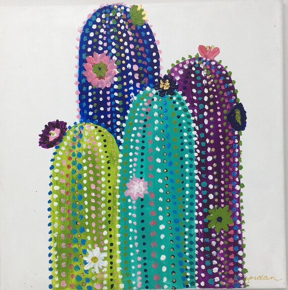 Original Painting, Original Cactus Painting, Wall Art, Original Art, Desert