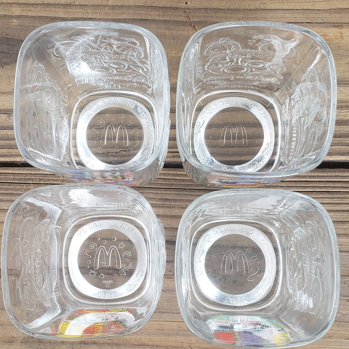 McDonald Disney Cup Set 4 Mickey Mouse Etsy