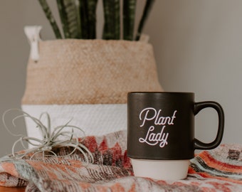 Plant Lady Mug - Plant Lover Gardening Gift Plant Gift Plants are Friends Custom Coffee Mug Cute Coffee Mug Large Coffee Mug Green Thumb