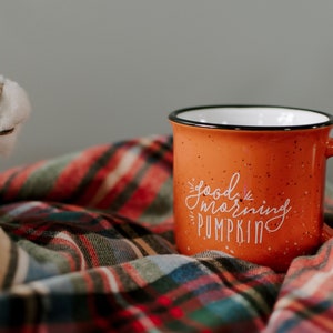 Pumpkin Mug Fall Decor / Campfire Mug / Rustic Decor / Good Morning Pumpkin / Fall Coffee Mug / Pumpkin Spice Latte / Gift for Friend image 10