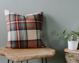 Fall Pillows - Fall Home Decor / Fall Throw Pillow / Plaid Pillow Cover / Fall Decor / Farmhouse Pillow / Housewarming Gift / Plaid Pillow