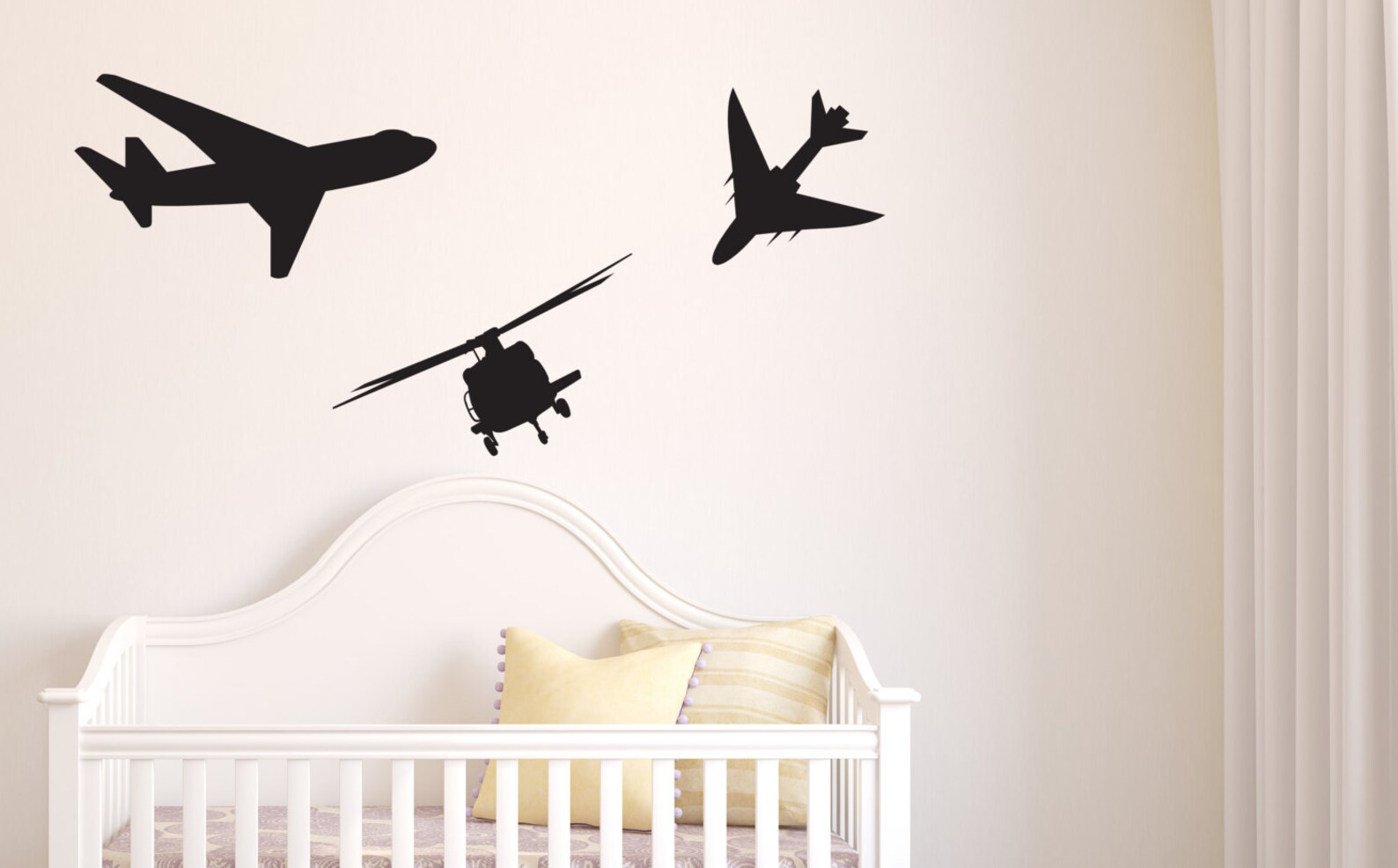 Airplanes Wall Decal Children's Room Home Decor Air Etsy