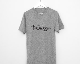 Tennessee T Shirt - Unisex Nashville Tennessee State of Tennessee State Gatlinburg Tennessee Home Shirt Boyfriend Gift Girlfriend Gift