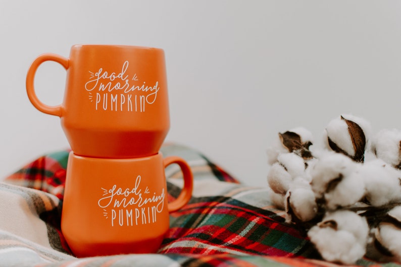 Good Morning Pumpkin Pumpkin Mug / Fall Mug / Pumpkin Mug Decor / Fall Coffee Mug / Pumpkin Spice Latte / Gift for Friend image 5