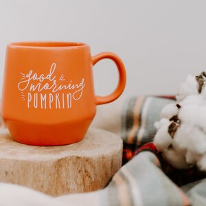 Good Morning Pumpkin Pumpkin Mug / Fall Mug / Pumpkin Mug Decor / Fall Coffee Mug / Pumpkin Spice Latte / Gift for Friend image 2