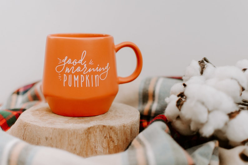 Good Morning Pumpkin Pumpkin Mug / Fall Mug / Pumpkin Mug Decor / Fall Coffee Mug / Pumpkin Spice Latte / Gift for Friend image 2