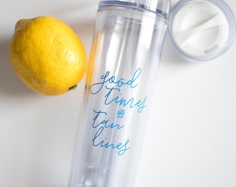 Patriotic Sunnies Personalized Acrylic Insulated Tumblers