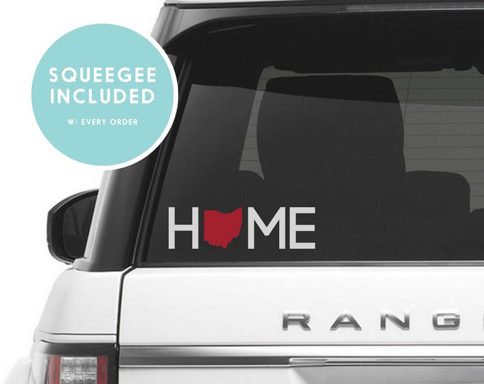 Ohio Home Car Decal Columbus Ohio Car Decal Ohio Home Car Sticker