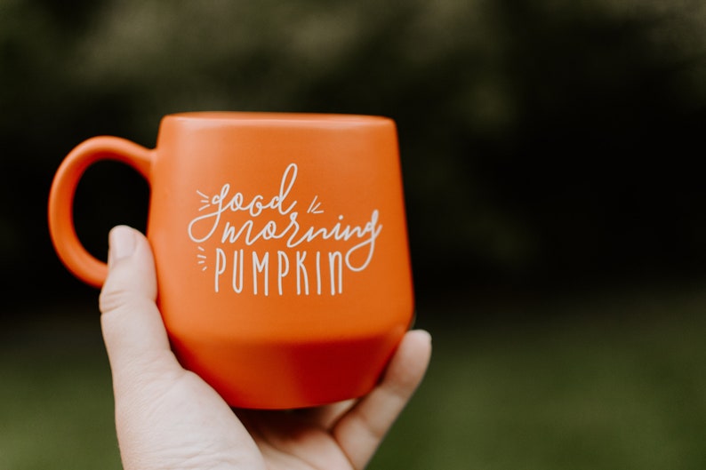 Good Morning Pumpkin Pumpkin Mug / Fall Mug / Pumpkin Mug Decor / Fall Coffee Mug / Pumpkin Spice Latte / Gift for Friend image 7