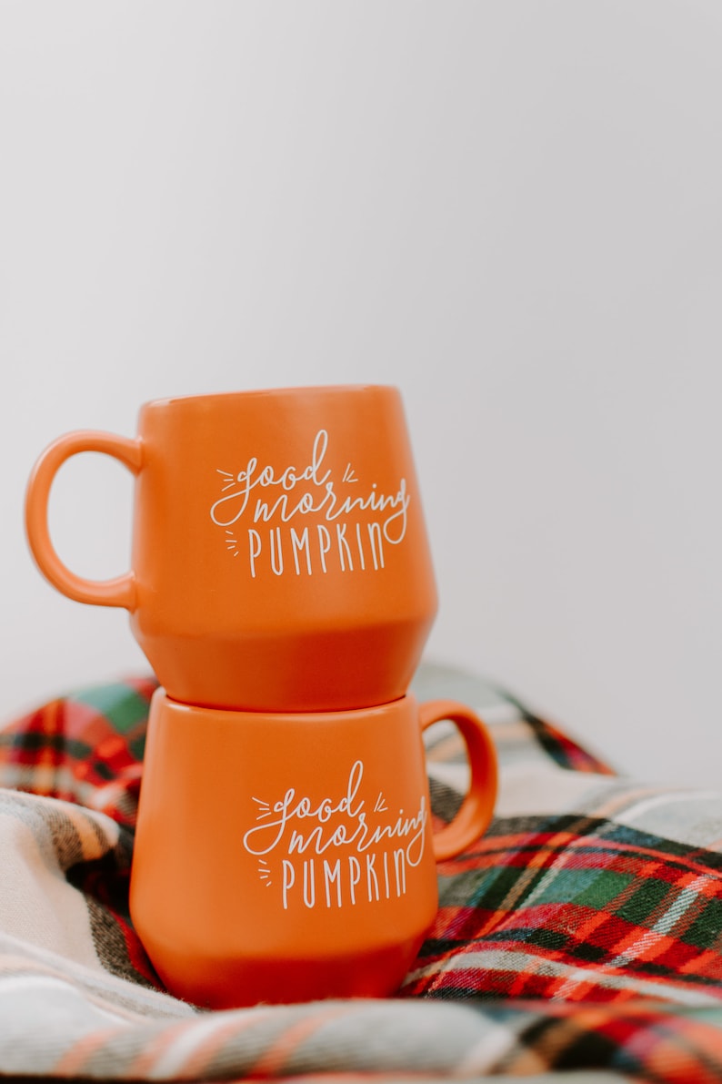 Good Morning Pumpkin Pumpkin Mug / Fall Mug / Pumpkin Mug Decor / Fall Coffee Mug / Pumpkin Spice Latte / Gift for Friend image 3