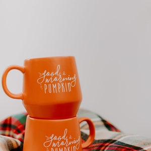 Good Morning Pumpkin Pumpkin Mug / Fall Mug / Pumpkin Mug Decor / Fall Coffee Mug / Pumpkin Spice Latte / Gift for Friend image 4