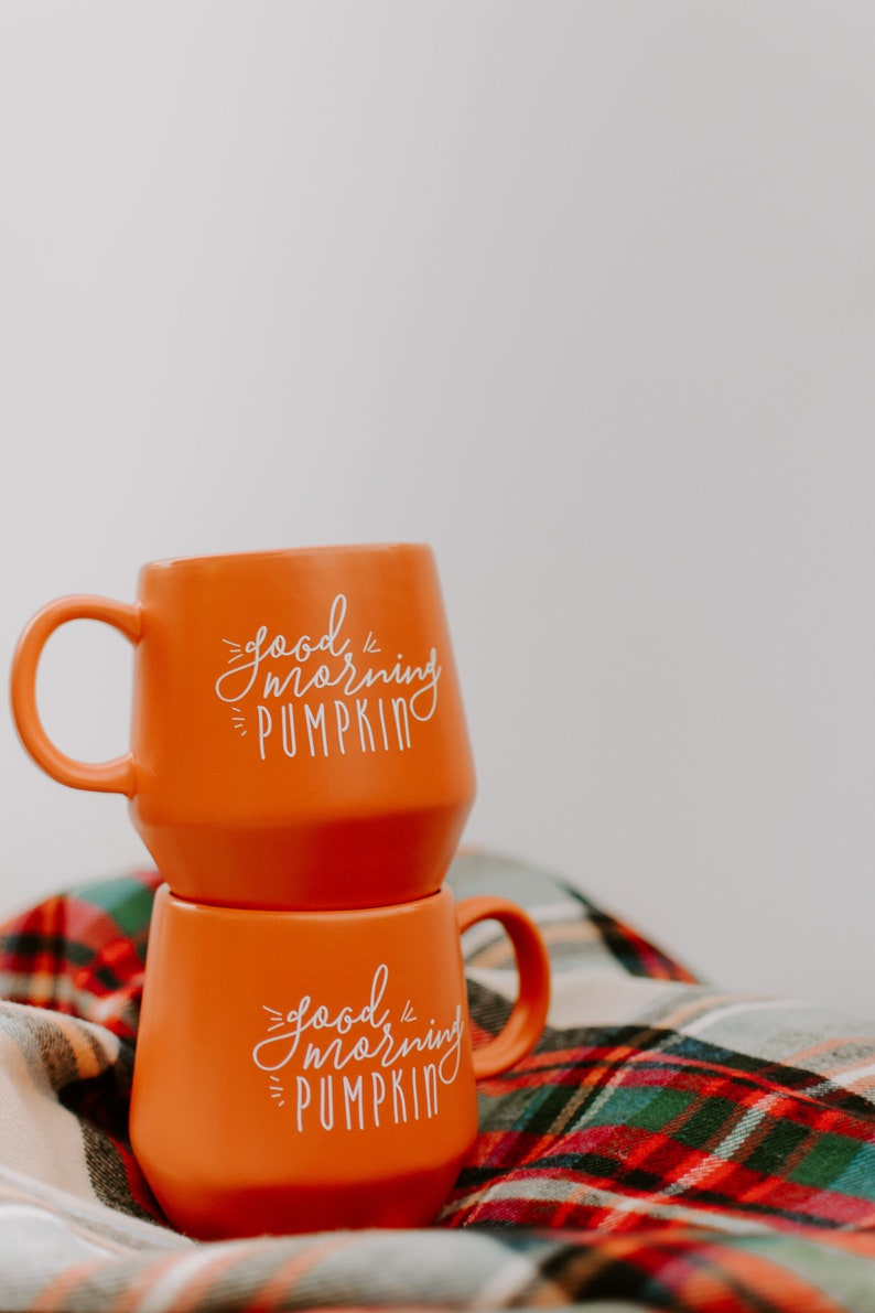 Good Morning Pumpkin Pumpkin Mug / Fall Mug / Pumpkin Mug Decor / Fall Coffee Mug / Pumpkin Spice Latte / Gift for Friend image 4