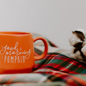 Good Morning Pumpkin Pumpkin Mug / Fall Mug / Pumpkin Mug Decor / Fall Coffee Mug / Pumpkin Spice Latte / Gift for Friend image 6