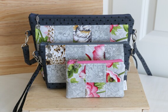 The Wardrober Three Bags Purse Set Large Purse With Etsy