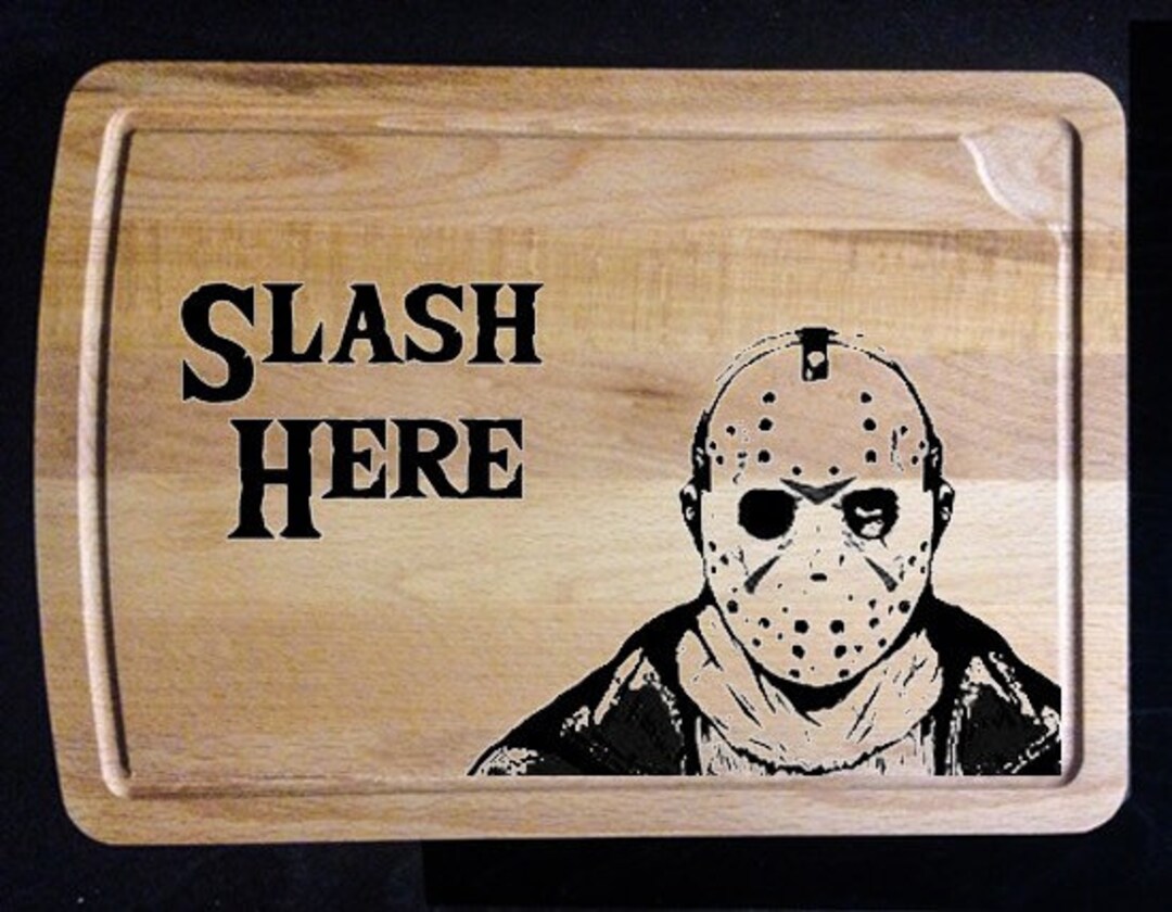 Masque Jason Voorhees Custom - Effet Bois Brûlé - Vendredi 13 - Taille Réelle