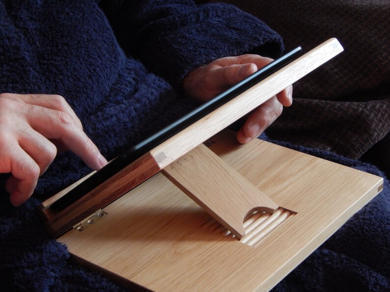 Lap Desk Adjustable Tablet Stand Kindle Stand Lap Tray Etsy