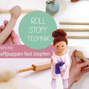 Dollmaking: Roll Stopf Technik & E-Book mit Video Bild 9