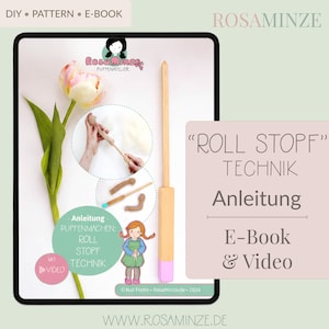 Puppenmachen: Roll-Stopf-Technik – PDF E-Book + Video | Technik-Tutorial für festes Stopfen