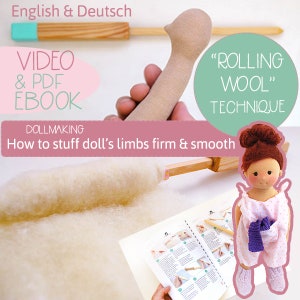 Dollmaking: Roll Stopf Technik & E-Book mit Video Bild 1