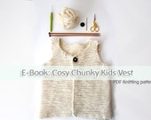 Cosy chunky knit vest "Jurek" for kids - EBook