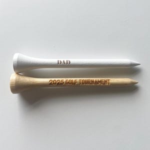 Personalized Laser Engraved Golf Tees: Custom Golf Gift