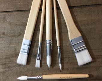 Paint Brushes, Laser Engraved, Artist, Children