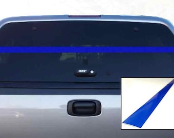 Reflective Back the Thin Blue Line TBL Window Vinyl Decal Police Lives Matter