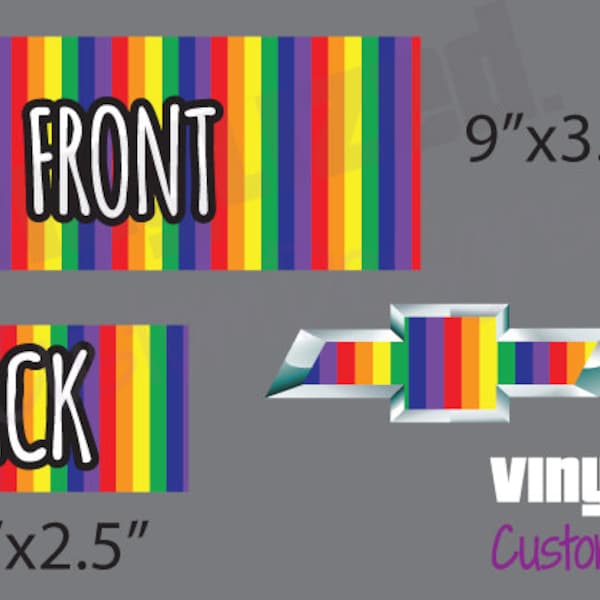 Gay Pride Chevy Etsy
